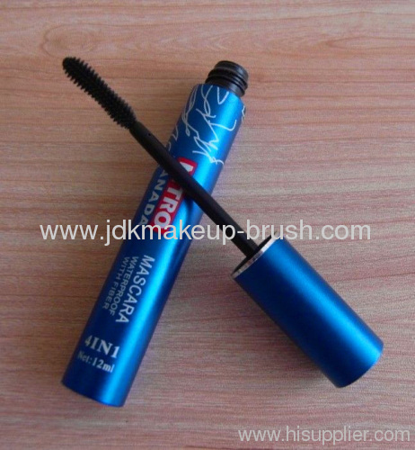 cosmetic mascara tube with silicone brush