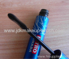 cosmetic mascara tube with silicone brush