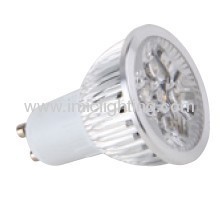 4.5W Aluminium LED spotlight with GU10 / GU5.3 base