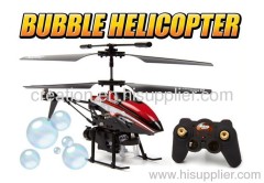 bubble blowing 3.5ch helicopter with gyro