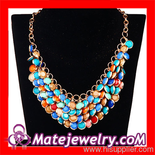 Colorful J CREW Bubble Bib Necklace