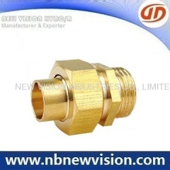 Turning Brass Tube Fitting - Union