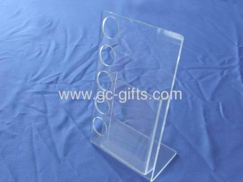 Counter clear acrylic leaflets display holder