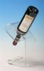 Clear acrylic wine display holder