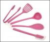 Silicone kitchen utensils in kitchenware