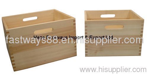 cheap wooden storage crate