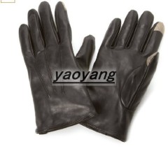 touch screen leather gloves