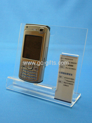 Clear cellphone display showcases