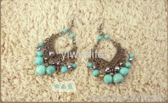 fashion imitation jewelry earring with diamond 2013 new design