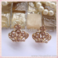 fashion imitation jewelry earring with diamond 2013 new design