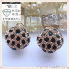 fashion imitation jewelry earring with diamond 2013 new design