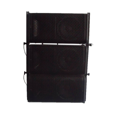 6.5" Line Array With 3 Wooden Painted Speaker Boxes