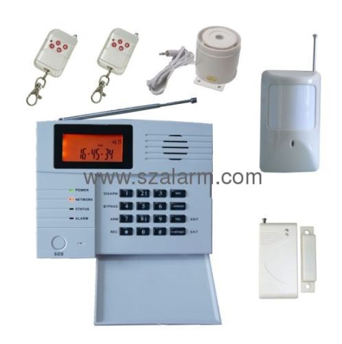 Wireless intruder GSM security alarm system