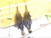 fashion handmade diamond jewelry earring