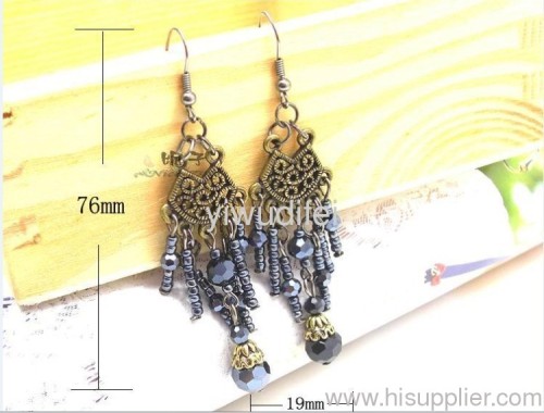 fashion handmade diamond jewelry earring