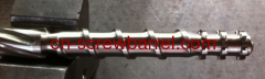 90mm Bimetal single extruder screw barrel for plastic extruder machine