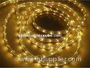Anti - moisture IP65 gold color led flexible rope lights for decoration with24V 110v 220v input