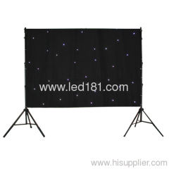 LED star light vision curtain for stage backdrops