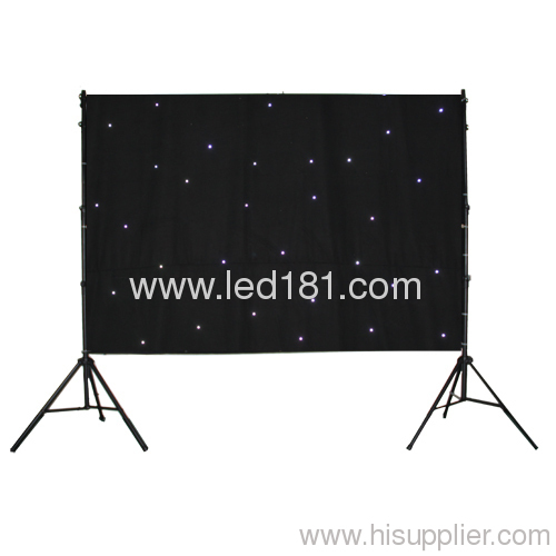 LED star light vision curtain for stage backdrops