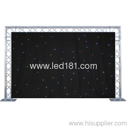 led rgb star curtain stage curtain