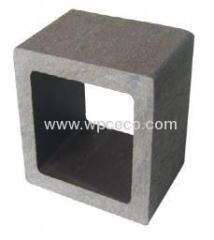 Long life wpc strong Hollow square column