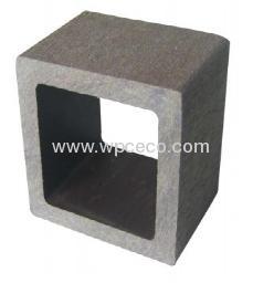 Long life wpc strong Hollow square column