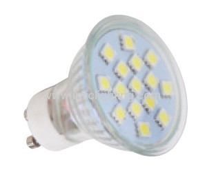 3W SMD LED spotlight with glass body