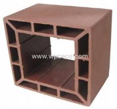 200X200mm wpc eco-friendly Hollow square column