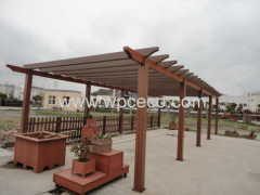 Beautiful waterproof wpc pergola