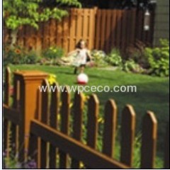 Multiple colors and Renewable wpc garden fencing