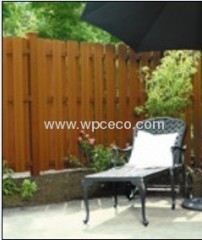 Renewable wpc outdoor fence as customers' request