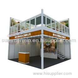 double deck booth for exhibition