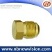 Brass Plug Flare Fitting