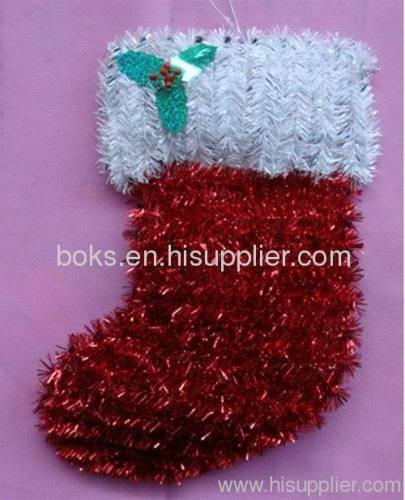plastic Christmas tinset stock decorations