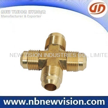 Brass Forged Cross Fitting