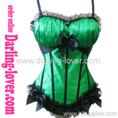 Sexy Green Hot Overbust Corset