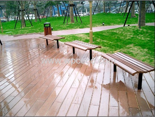 Less maintenance garden decoration with WPC chair