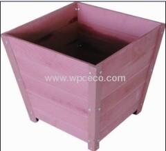 OEM Renewable Outdoor Wpc Bulk Flower Pot