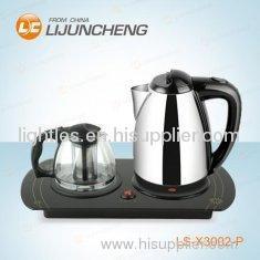 Cordless Stainless Steel Kettle And Tea Pot