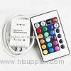 Plastic rgb three channels waterproof flashing led strip light controller for Store / Restaurant