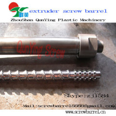 Nitrided feed screw barrel