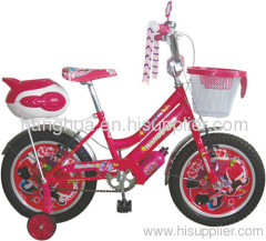 HH-K1620 16 inch lovely beach cruiser style pink kids bicycle