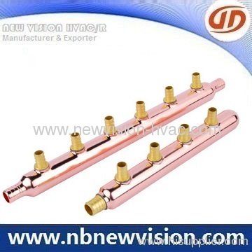 Copper Manifold for Heat Exchange