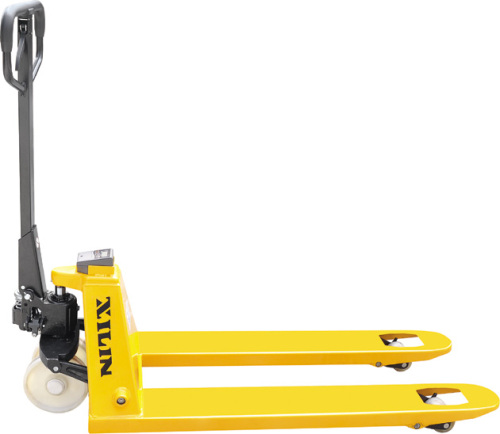 Lifting truck with electronic mobile scale (scale pallet truck)