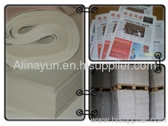 newspaper in roll and in sheet