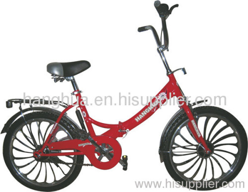 HH-F2007 20 inch folding bike with conjoined aluminium wheel