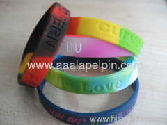 Embossed Silicone Sport Wristband