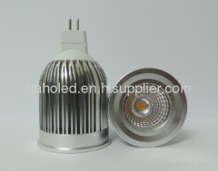 led spotlight mr16 8w cob led spot light lamp 630lm in warm white led gu10