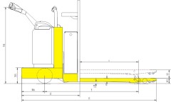 Multi-function display Electric Pallet Truck