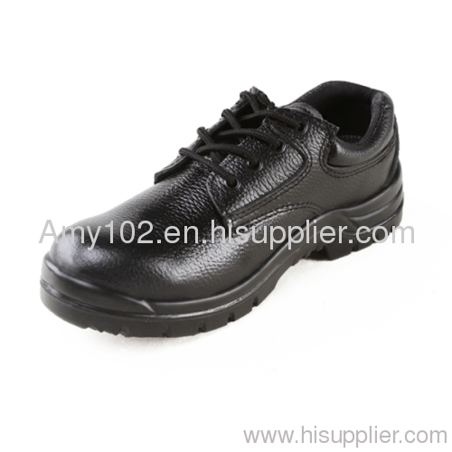 Steel toe cap safety boots/ genuine leather safety boots for construction